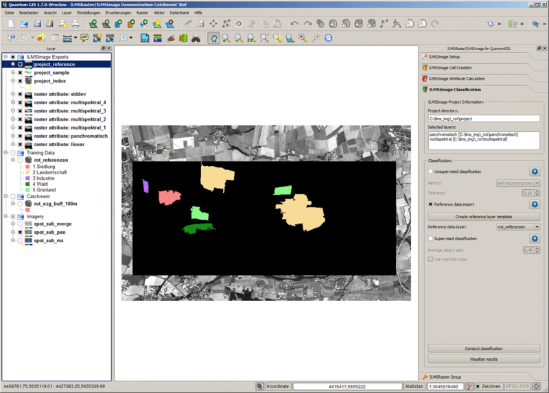 Importierter und visualisierter Referenzdatensatz
